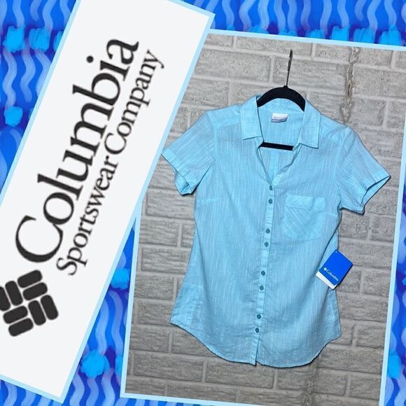 NWT MSRP $60 Columbia Appalachian Trail Short Sleeve Tee Women's Size XS - Picture 1 of 10